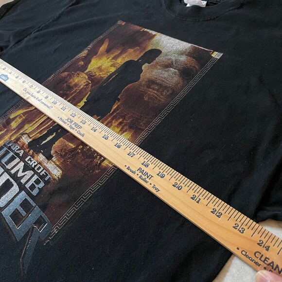 Vintage 2001 Lara Croft Tomb Raider Movie Promo T-Shirt Mens Size XXL Paramount - Picture 6 of 7